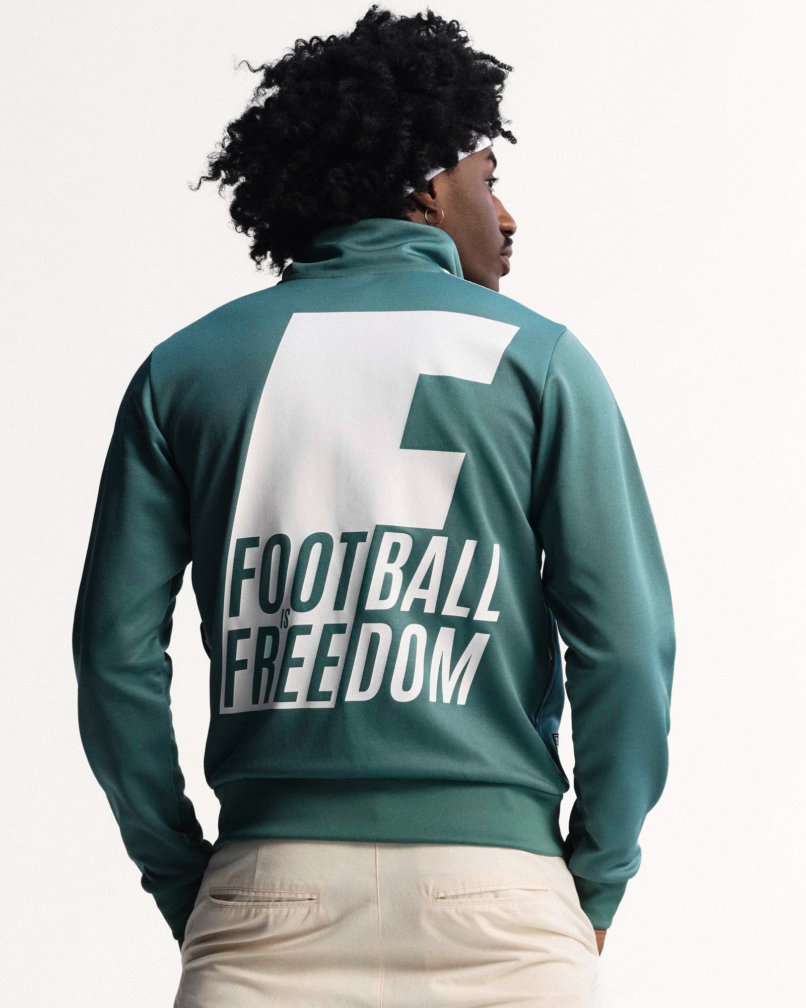adidas Bob Marley OG Track Top Tech Emerald Track Jackets JY5210 On Model Back View | Overkill
