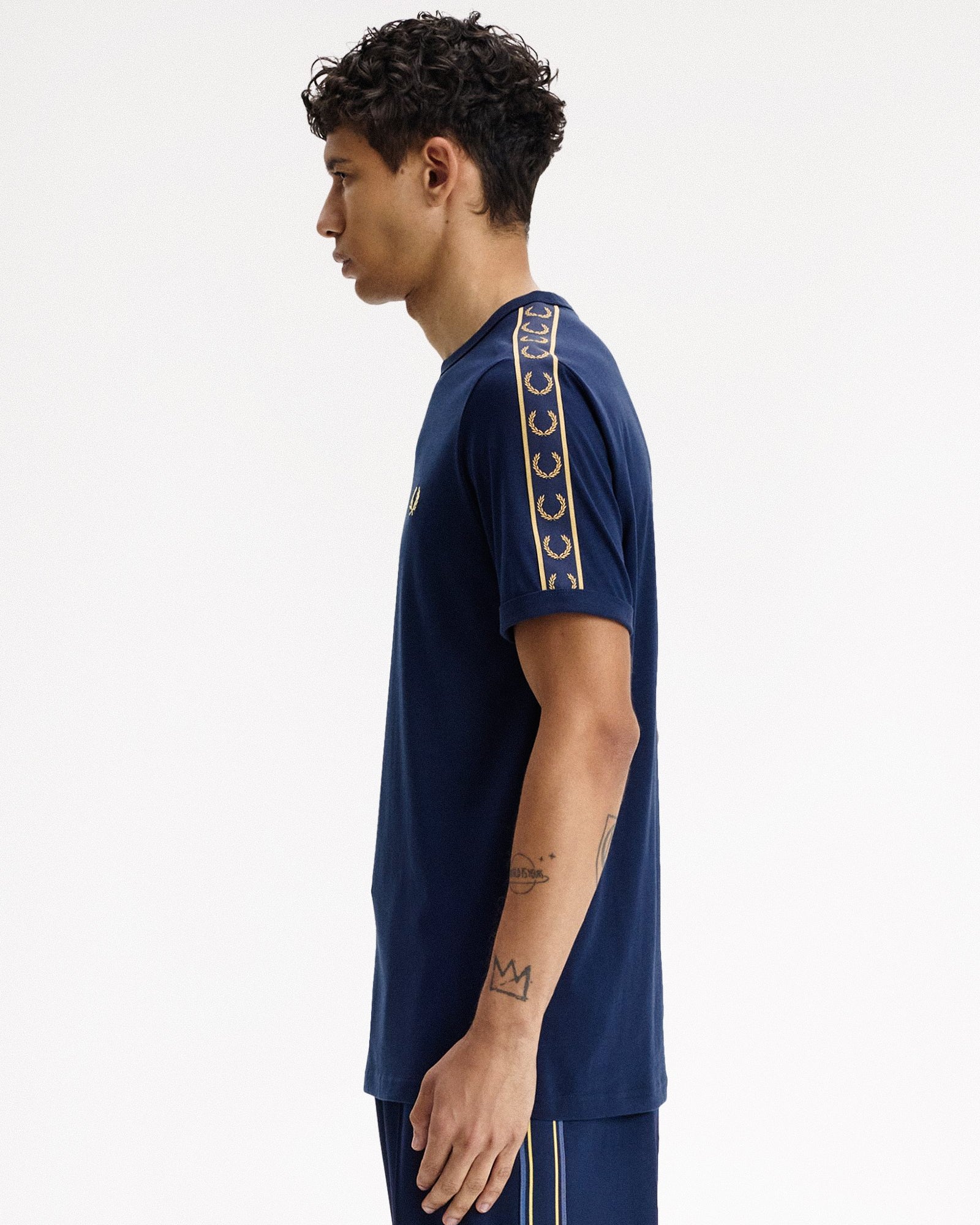 Fred Perry Contrast Tape Ringer T-Shirt M4613-91A | OVERKILL