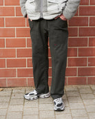 Gramicci Gadget Pant Smokey Grey Casual Pants G105-OGT-Smokey Grey On Model Front View | Overkill
