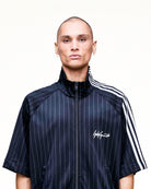 Y-3 Basketball Track Top Black Track Jackets KQ9719 On Model Front View | Overkill
