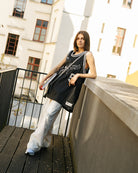 Y-3 Elite 5 Basketball Jersey Black T-Shirts KS7641 On Model Front View | Overkill

