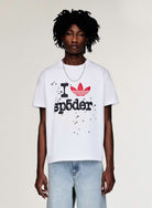 SP5DER x adidas Tee White / White T-Shirts KR0739 On Model Front View | Overkill
