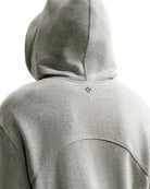 NOCTA x Nike Fleece CS Hoodie 2 Dark Grey Heather / Matte Silver / Black Hoodies HM5762 021 On Model Back View | Overkill
