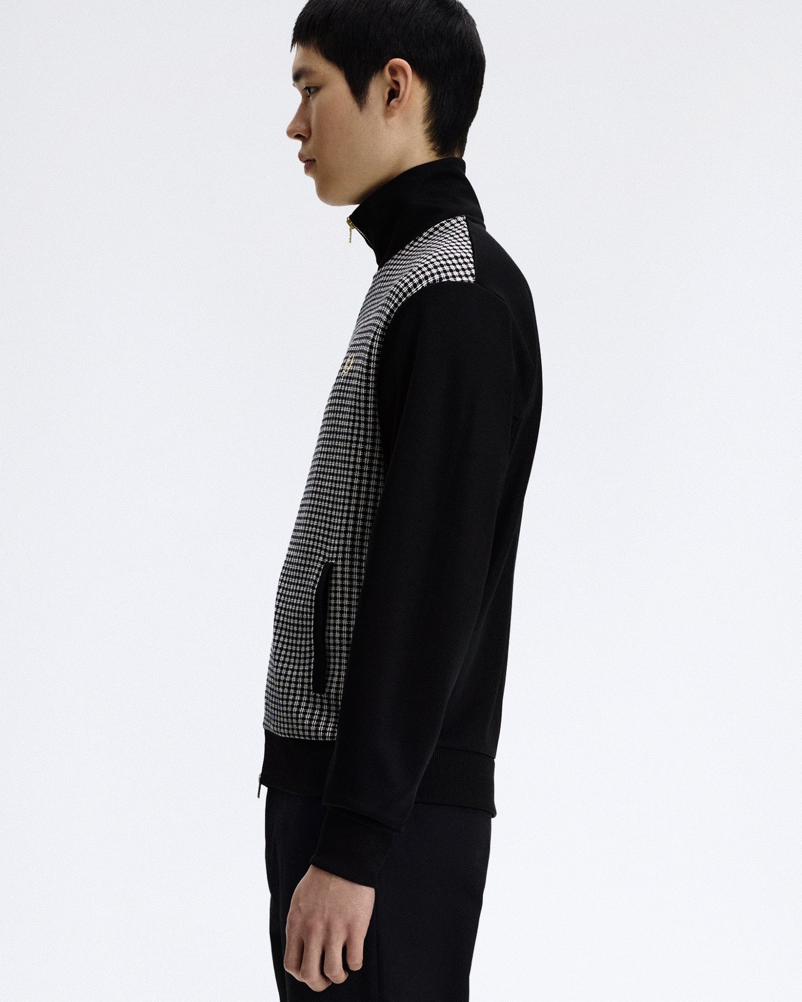 Fred Perry Knitted Front Track Jacket J2303-102 | OVERKILL