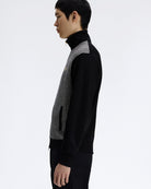 Fred Perry Knitted Front Track Jacket Black Track Jackets J2303-102 Style Inspiration | Overkill
