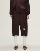 Wales Bonner x Y-3 Rip Short Aurora Coffee Shorts KS3971 On Model Back View | Overkill
