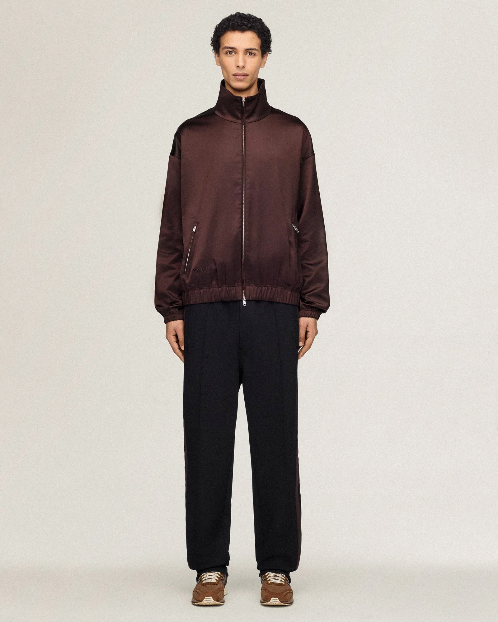 Wales Bonner x Y-3 End Pant Black Pants KS3973 On Model Front View | Overkill
