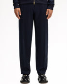 Fred Perry  Fly Front Track Pant Navy Sweat & Track Pants T2304-608 On Model Front View | Overkill
