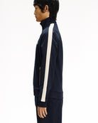Fred Perry  Cable Taped Track Jacket Navy Track Jackets J2331-608 Style Inspiration | Overkill

