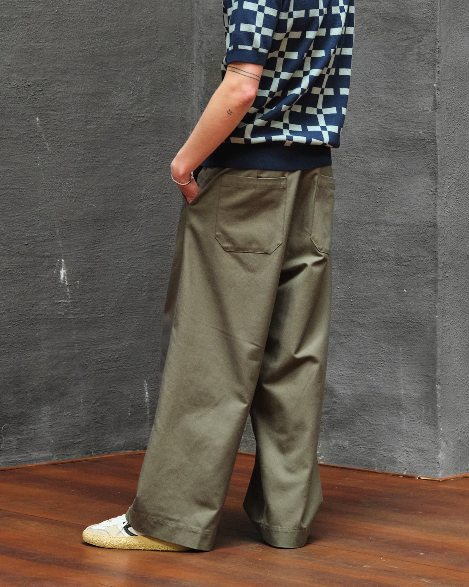 Obey Oliver Pleated Pant 142020243-TLF | OVERKILL