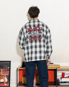 Wasted Paris Tartan Bones Shirt Black / White Shirts Detailfoto | Overkill