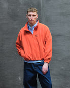 WTAPS Depst / Sweater / Poly. Fortless Orange Sweatshirts Close-up | Overkill