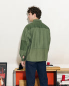 Neighborhood RM Utility Shirt LS Olive Drab Shirts Detailfoto | Overkill