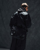 Porter-Yoshida & Co. Heat Messenger Bag (L) Black Briefcases & Messenger Bags 703-07967-10 On Model View 1 | Overkill
