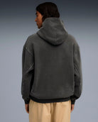 Puma Graphic Hoodie Flat Dark Gray Hoodies 632542 97 On Model Back View | Overkill
