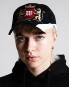 Wasted Paris Crest Cap Black Caps 175435 On Model Front View | Overkill