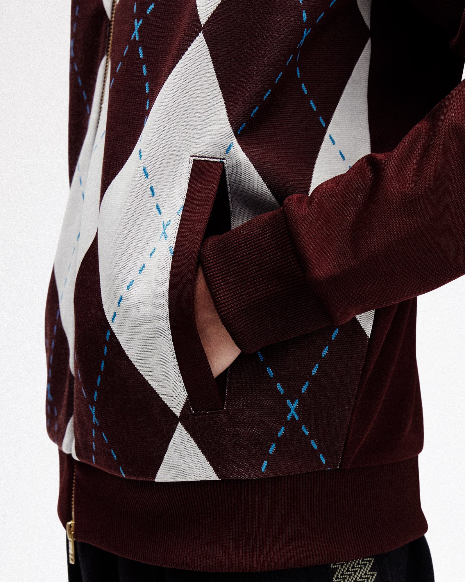 Fred Perry Argyle Track Jacket J1319-597 | OVERKILL