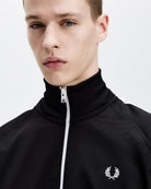Fred Perry Taped Track Jacket Black Track Jackets Detail view 2 | Overkill