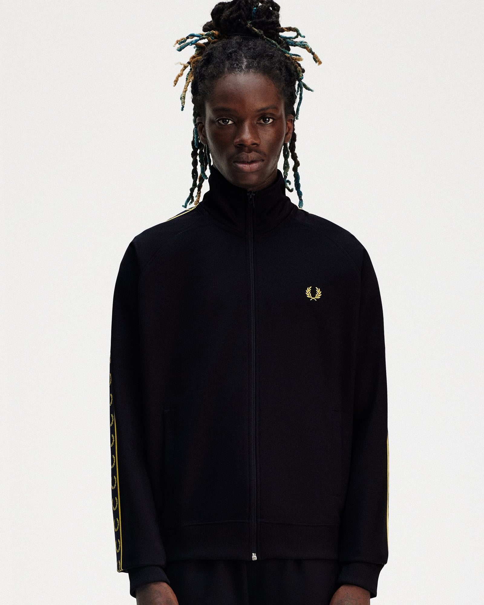 FRED PERRY Contrast Tape Track Jacket 紺 楽天市場】25年秋新作 FRED PERRY/フレッドペリー CONTRAST TAPE