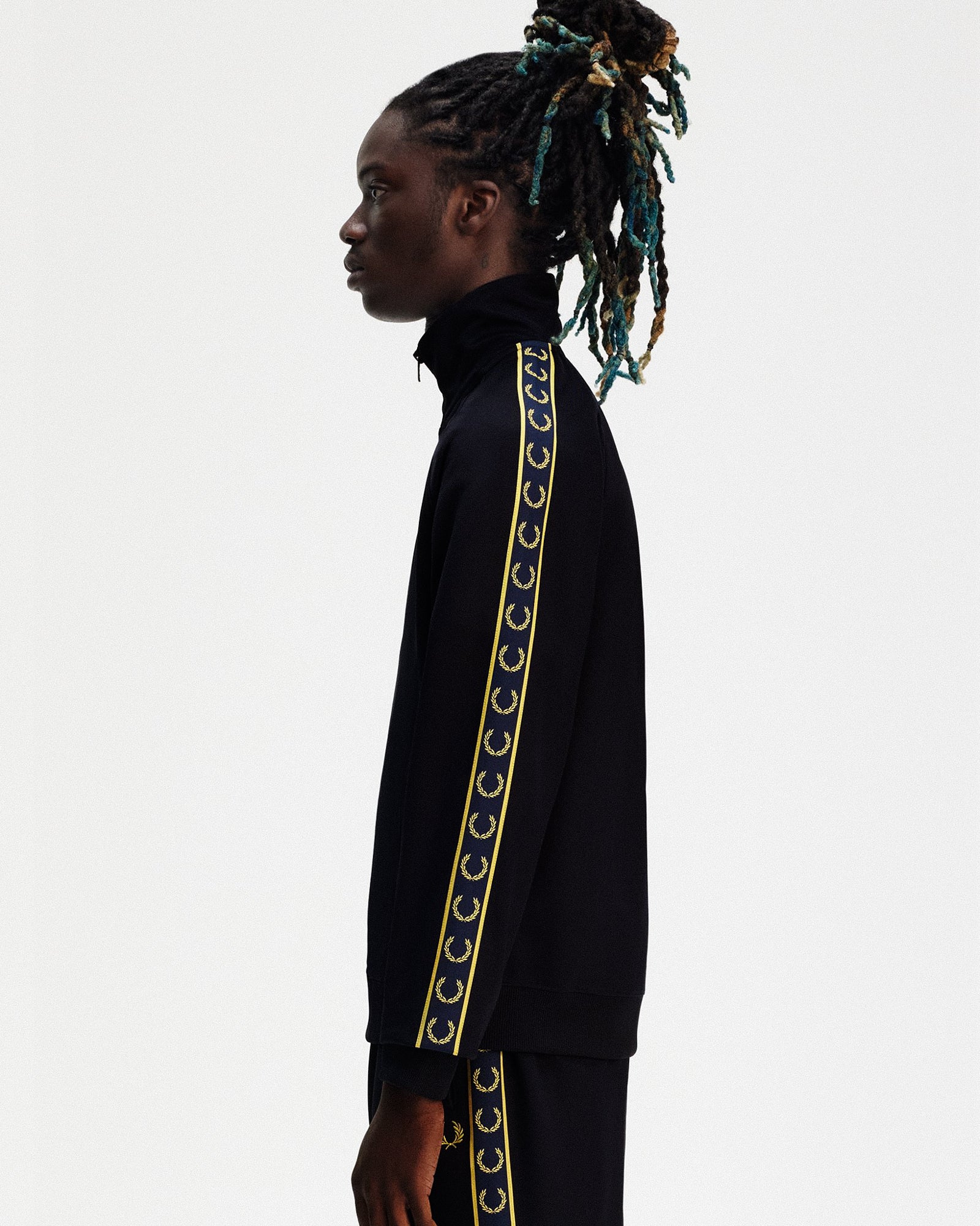 Fred Perry Contrast Tape Track Jacket J5557-W75 | OVERKILL