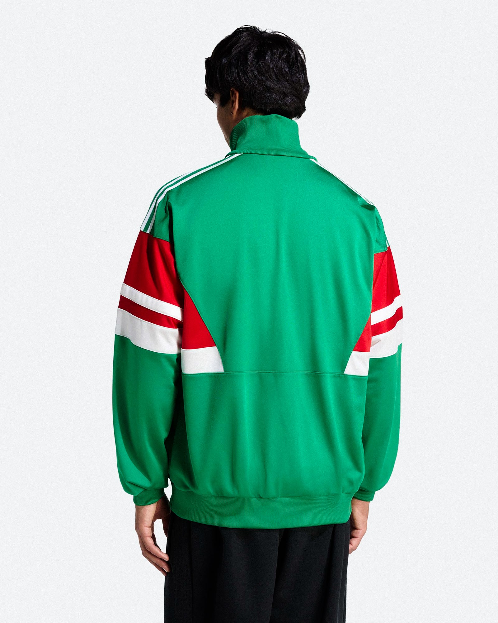 adidas FMF Mexico Track Top 86 Green Track Jackets JM1092 On Model Back View | Overkill
