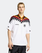 adidas DFB Germany Home Jersey 94 White T-shirts JN3705 On Model Front View | Overkill
