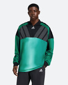 adidas Equipment Jersey Equipment Green T-Shirts JV7639 On Model Front View | Overkill