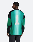 adidas Equipment Jersey Equipment Green T-Shirts JV7639 On Model Back View | Overkill