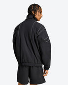 adidas Equipment Football Track Top Black Track Jackets JV7645 On Model Back View | Overkill

