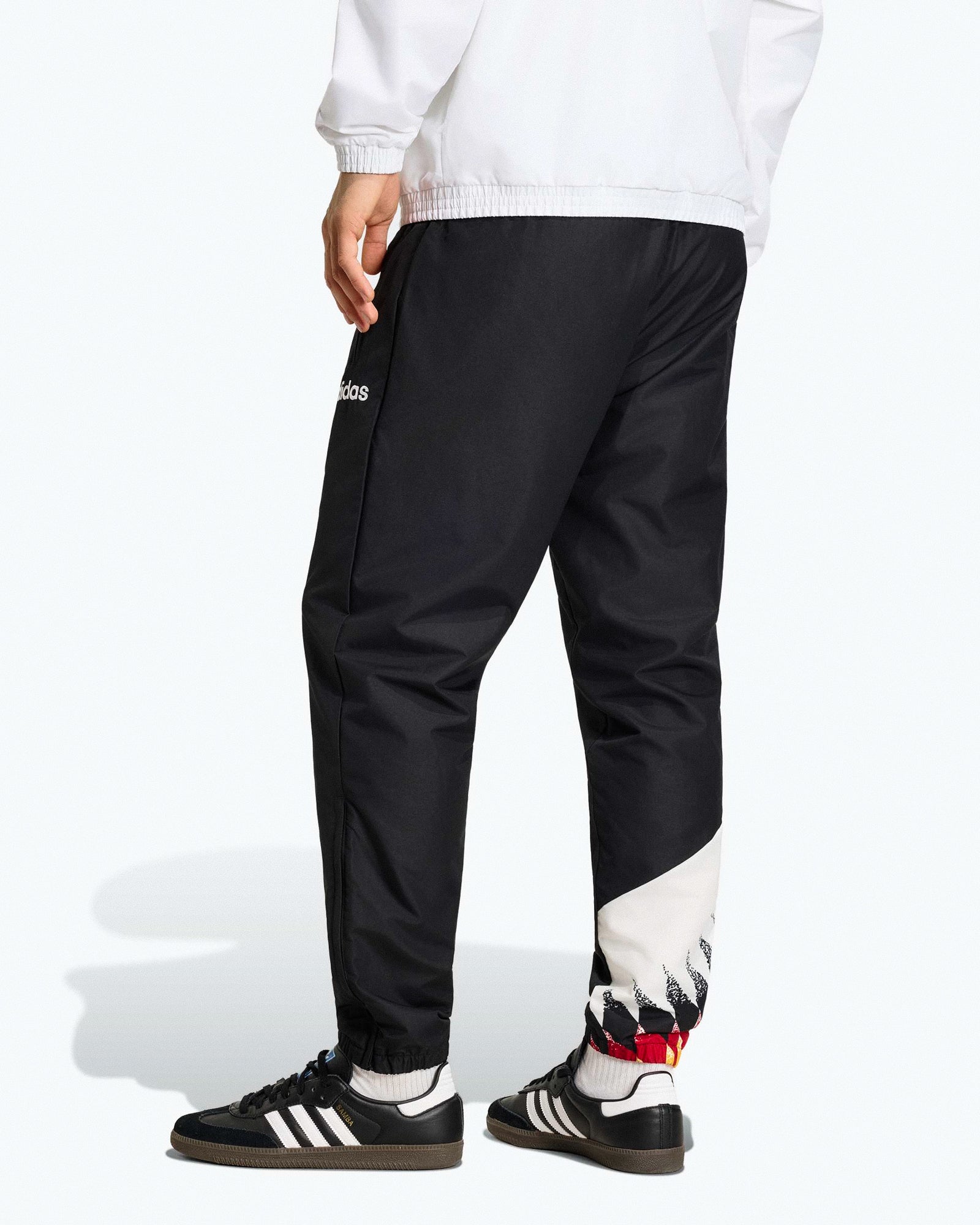 adidas DFB Germany Track Pant 94 Black Sweat & Track Pants JW8808 On Model Back View | Overkill
