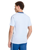 adidas FIGC Italy OG Tee Aero Blue T-Shirts JY9624 On Model Back View | Overkill
