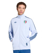 adidas FIGC Italy OG Track Top Aero Blue Track Jackets JY9630 On Model Front View | Overkill
