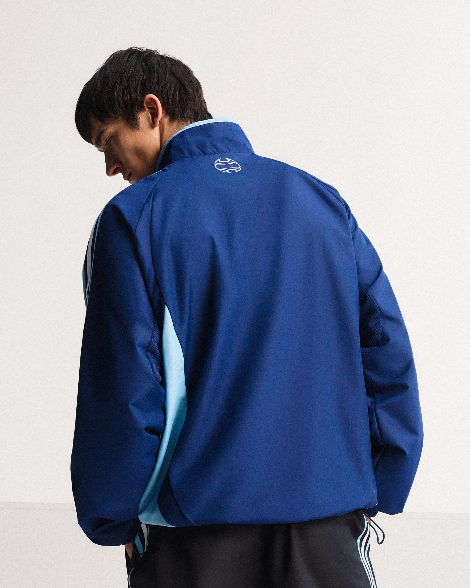 adidas AFA Argentina Away Track Top 06 Dark Blue Track Jackets JZ2214 On Model Back View | Overkill

