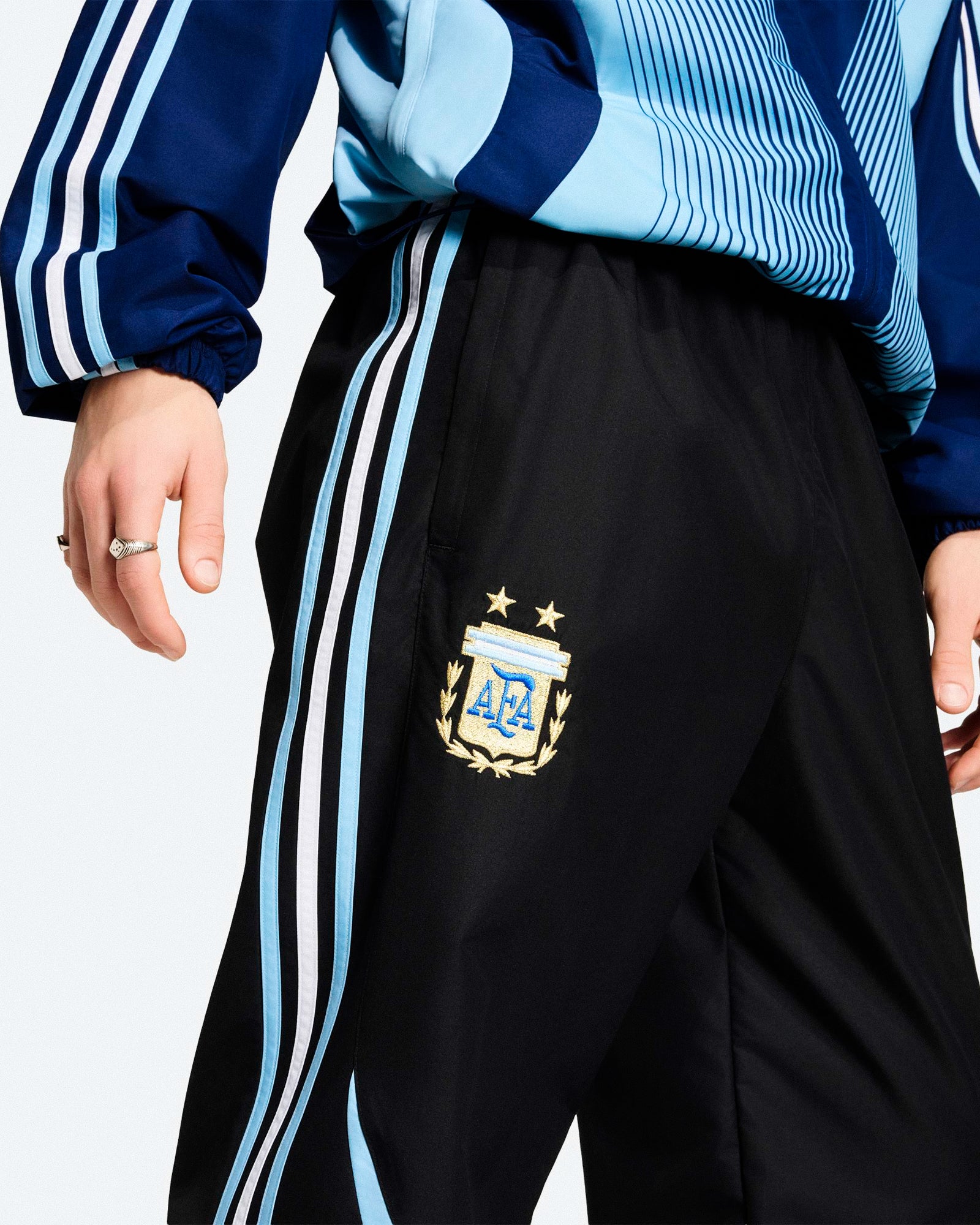 adidas AFA Argentina Away Track Pant 06 Black Sweat & Track Pants JZ6200 Style Inspiration | Overkill
