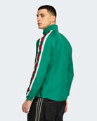 adidas FMF Mexico Home Anthem Jacket 26 Bold Green Track Jackets JZ6458 On Model Back View | Overkill

