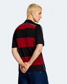 adidas DFB Germany Away Jersey 14 Black / Victory Red T-Shirts JZ6959 On Model Back View | Overkill
