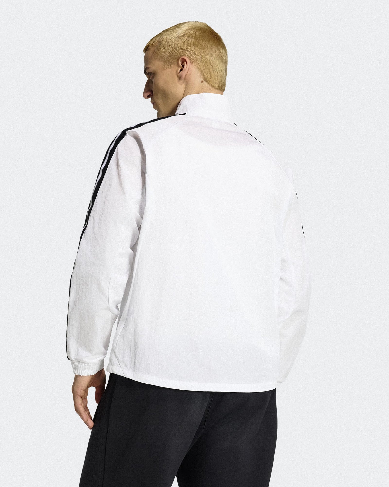 adidas DFB Germany Home Anthem Jacket 26 White Track Jackets JZ9339 On Model Back View | Overkill
