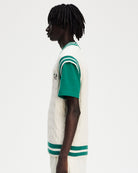 Fred Perry Cable Knit Tennis Tank Ecru Sweater Vests Detail view 1 | Overkill