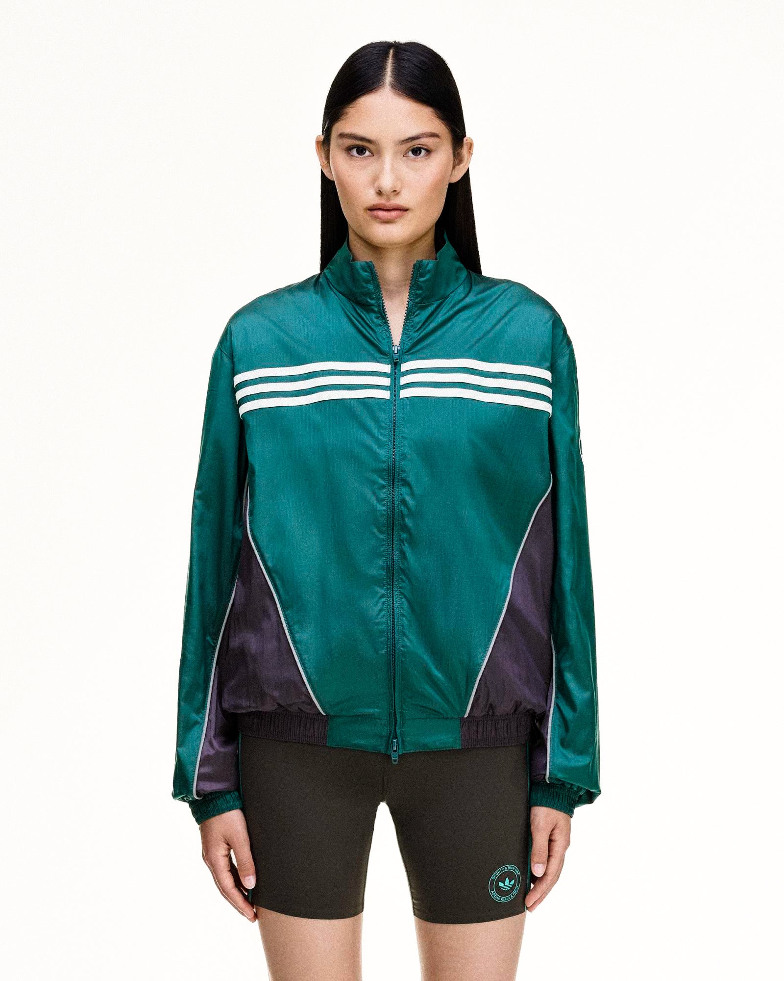 adidas Windbreaker Wild Pine Windbreaker KA7990 On Model Front View | Overkill