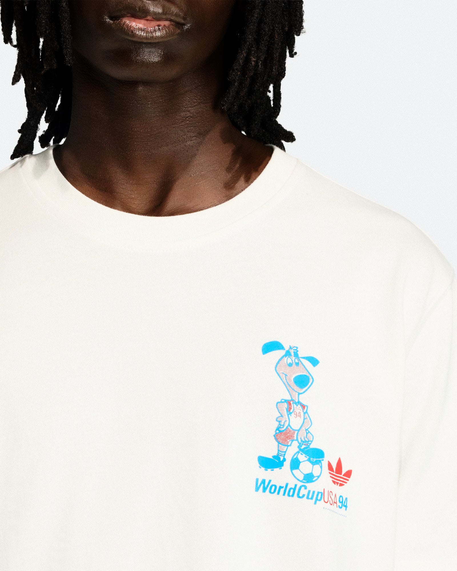 adidas Striker Mascot Tee Cloud White T-Shirt KB6216 Style Inspiration | Overkill
