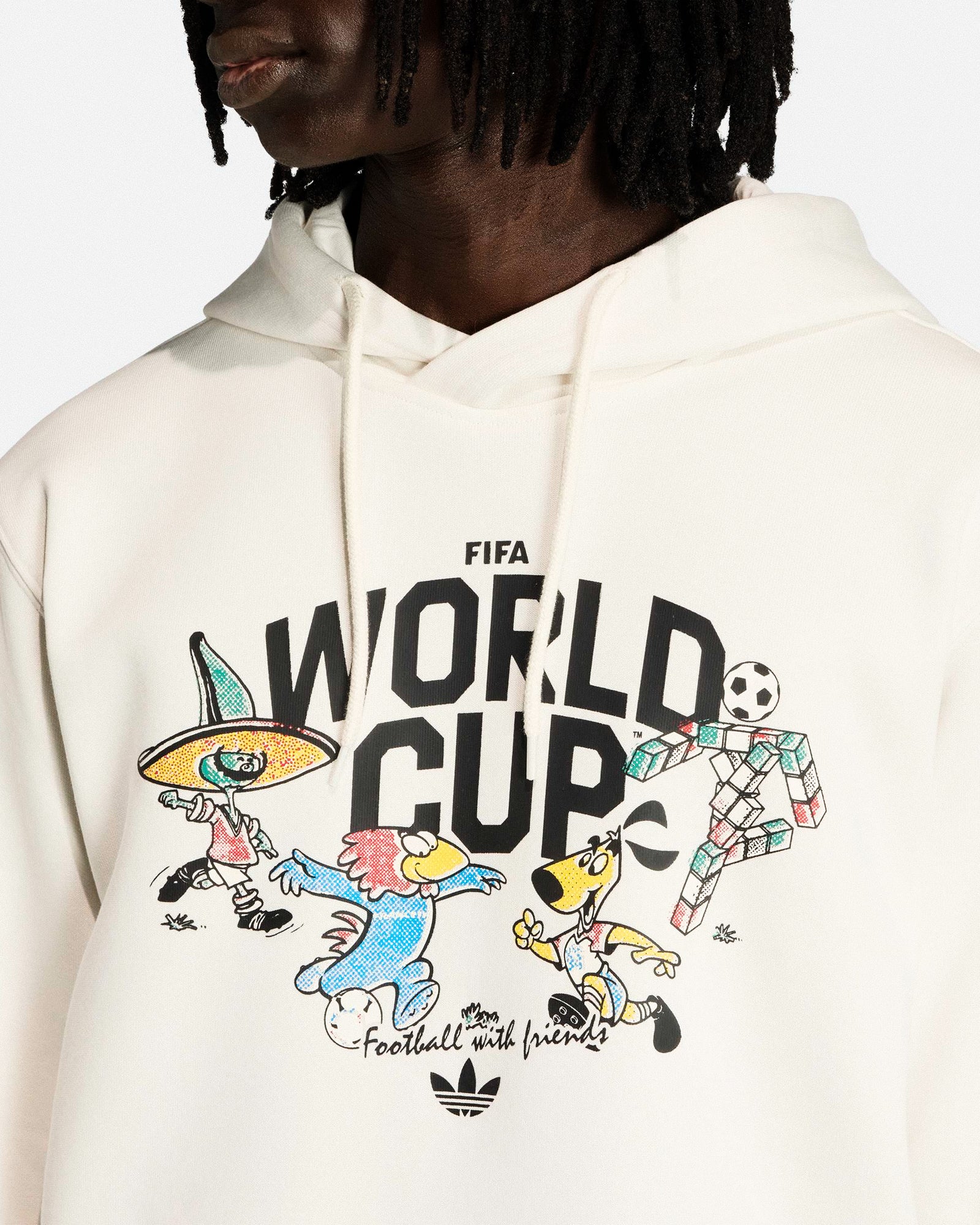 adidas Mascot Hoodie Cloud White Hoodie KB8779 Style Inspiration | Overkill
