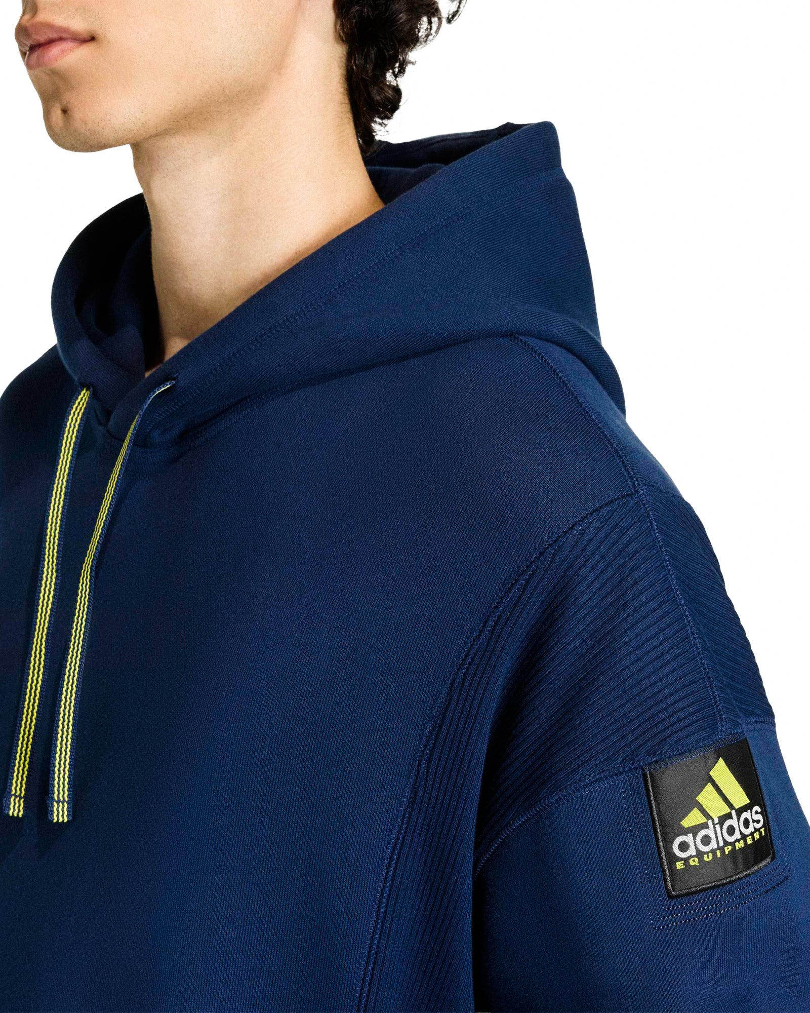 adidas Equipment Hoodie Night Indigo Hoodies KB9330 On Model Back View | Overkill
