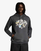 adidas Mascot Hoodie Carbon Hoodie KC1310 On Model Front View | Overkill

