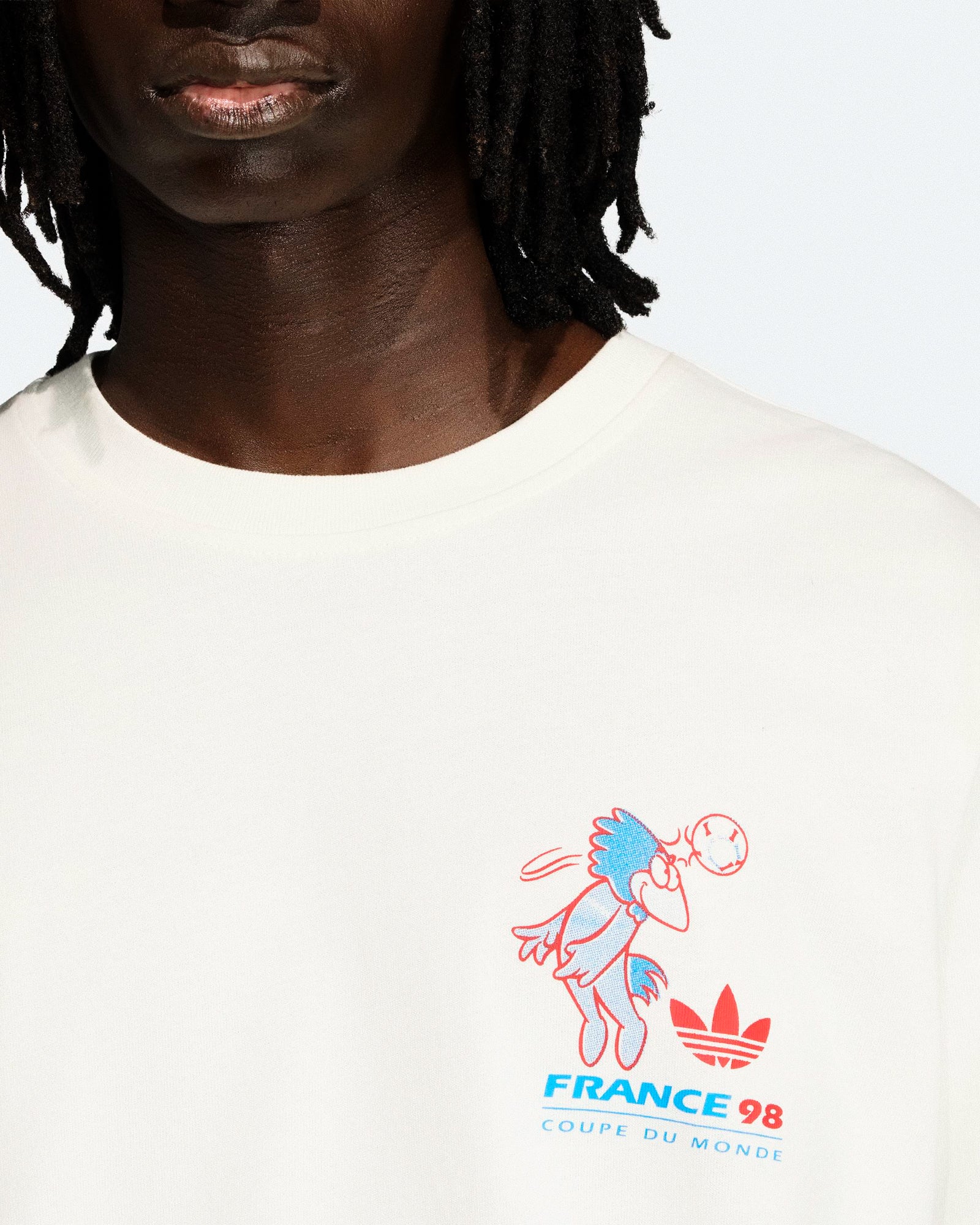 adidas Footix Mascot Tee Cloud White T-Shirt KC3833 Style Inspiration | Overkill
