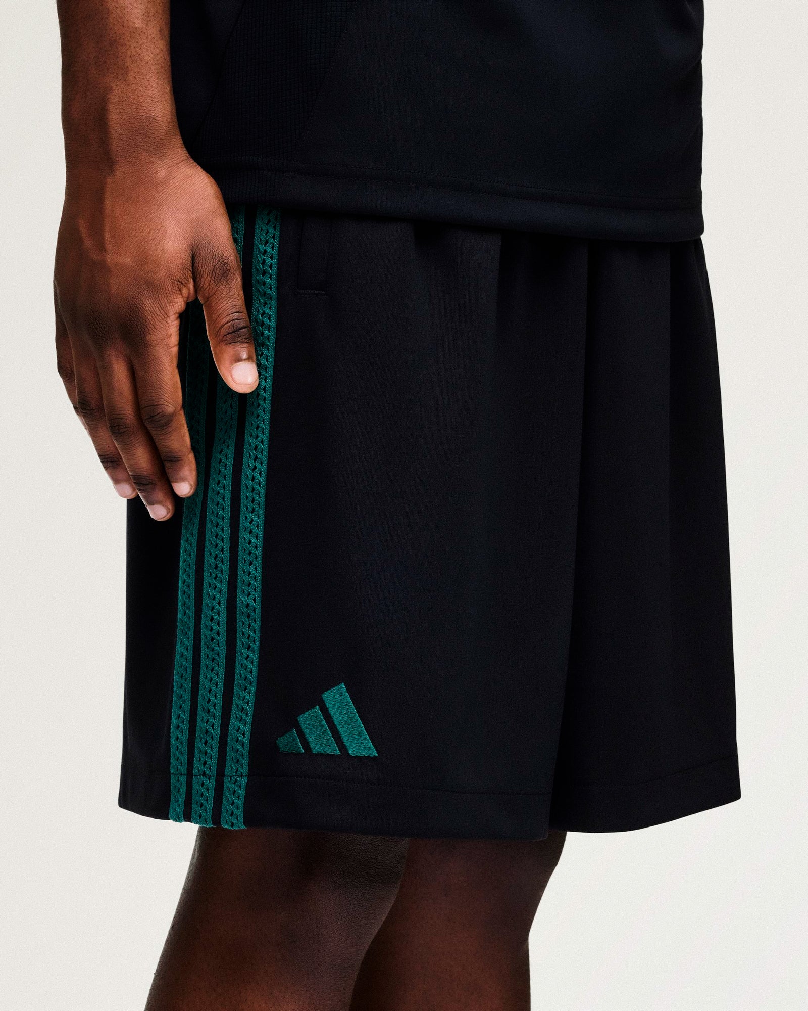 adidas Shorts Black Shorts KC9601 On Model Front View | Overkill
