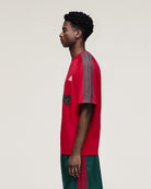 adidas Jersey Better Scarlet T-Shirts KC9603 On Model Back View | Overkill
