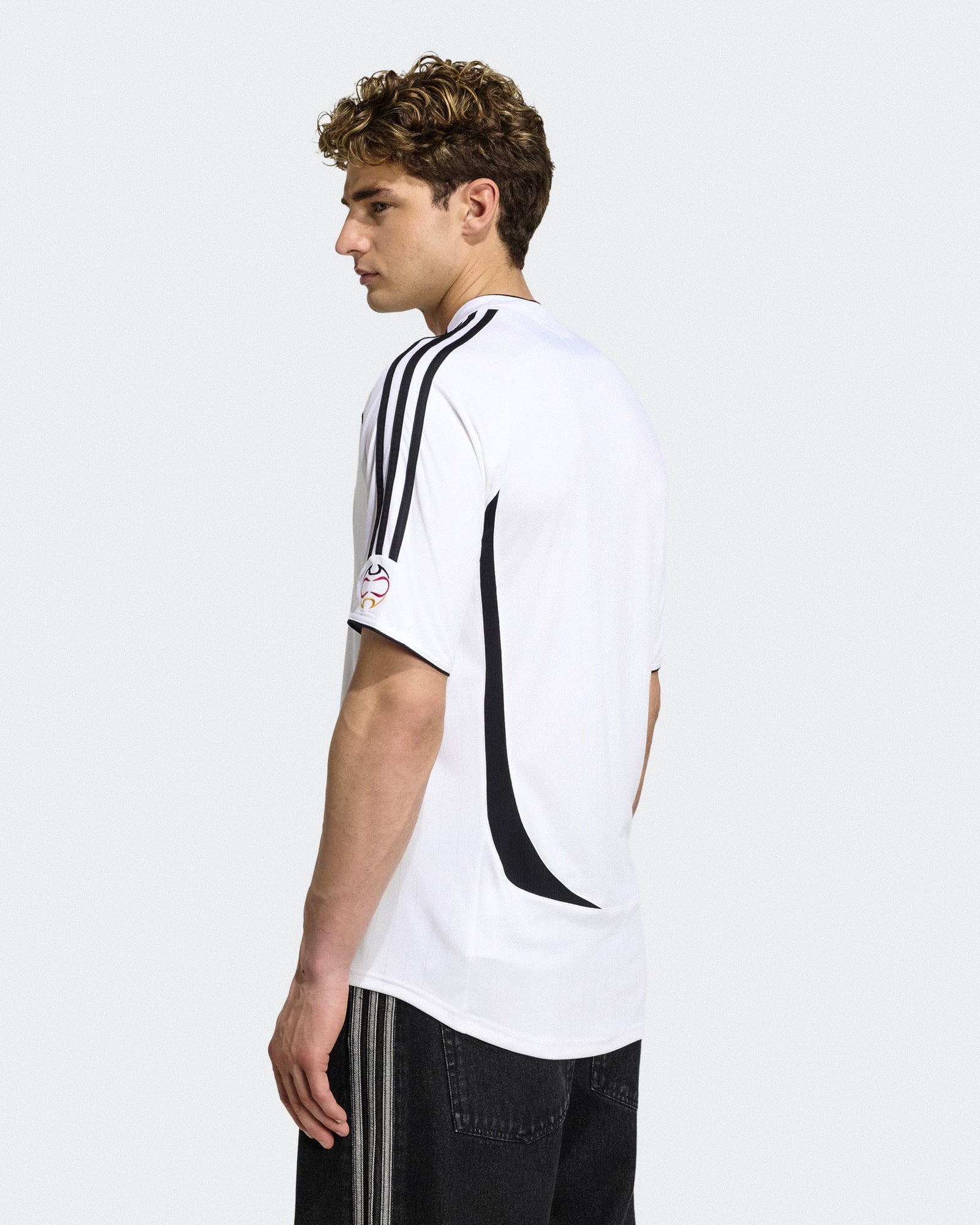 adidas DFB Germany Home Jersey 06 White T-shirts KD3998 On Model Back View | Overkill
