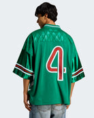 adidas FMF Mexico Bringback Remixed Jersey Bold Green / White / Better Scarlet T-Shirts KD5986 On Model Back View | Overkill
