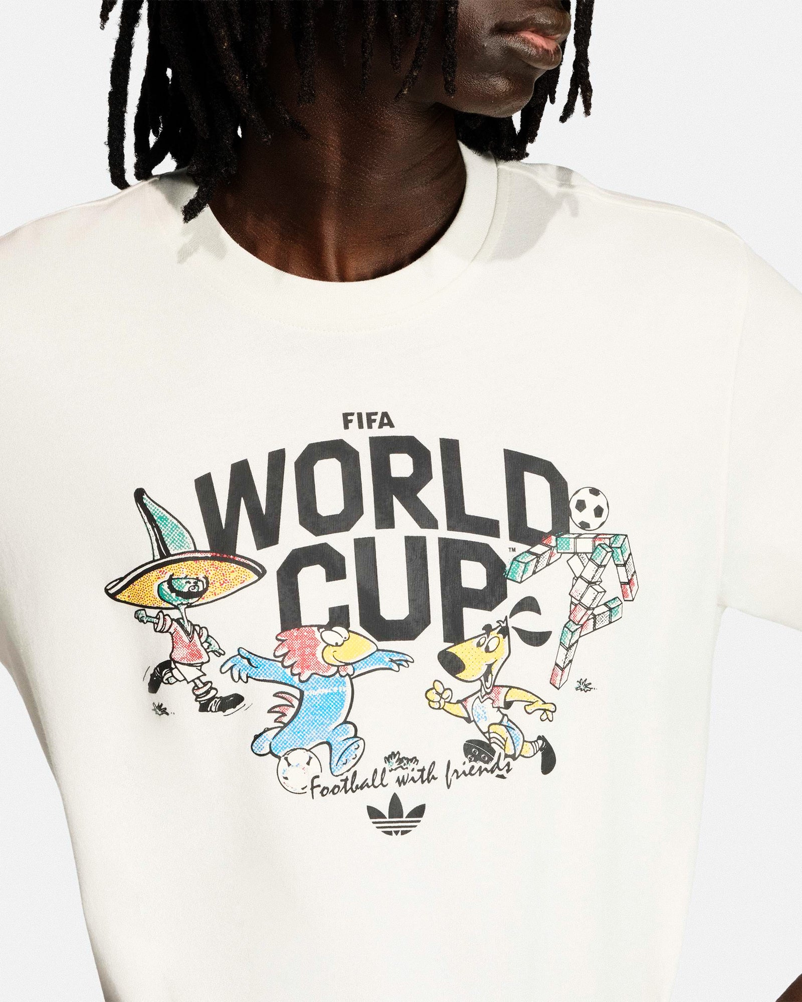 adidas All Mascot Tee Cloud White T-Shirt KE2038 Style Inspiration | Overkill
