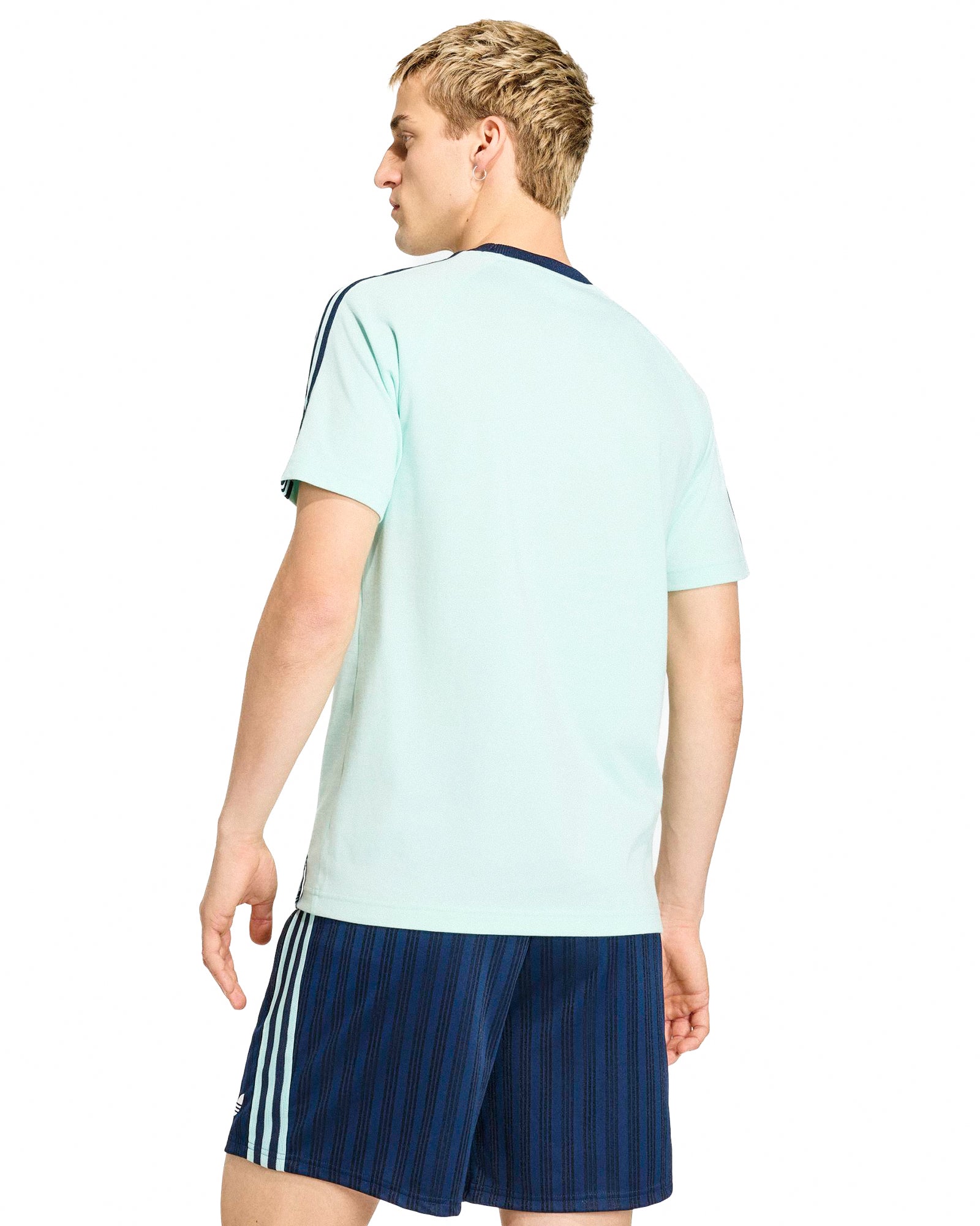 adidas DFB Germany OG Tee Semi Flash Aqua Track Jackets KE2928 On Model Back View | Overkill
